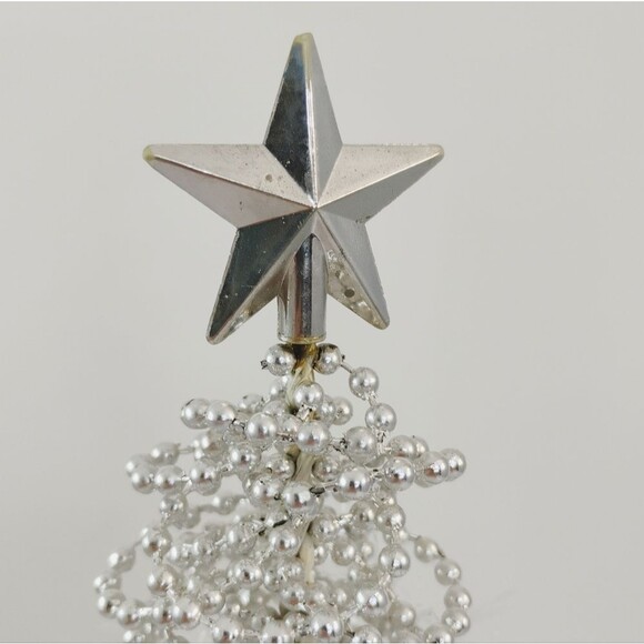 Christmas Tree Beaded Bendable Silver - Picture 3 of 15